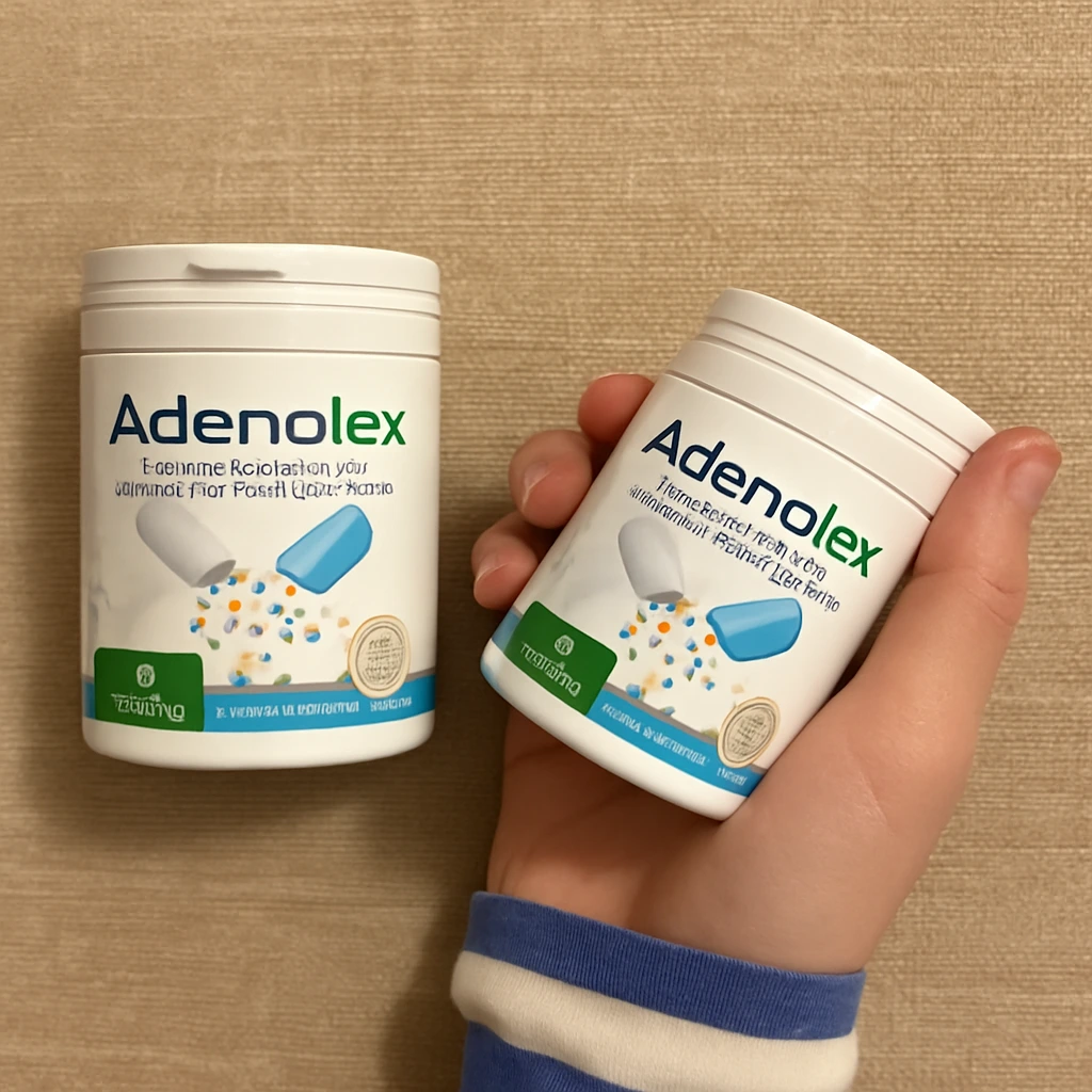 Foto da embalagem Adenolex de um cliente real